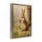 Stupell Industries Easter Bunny in Nature Floating Frame Wall Art